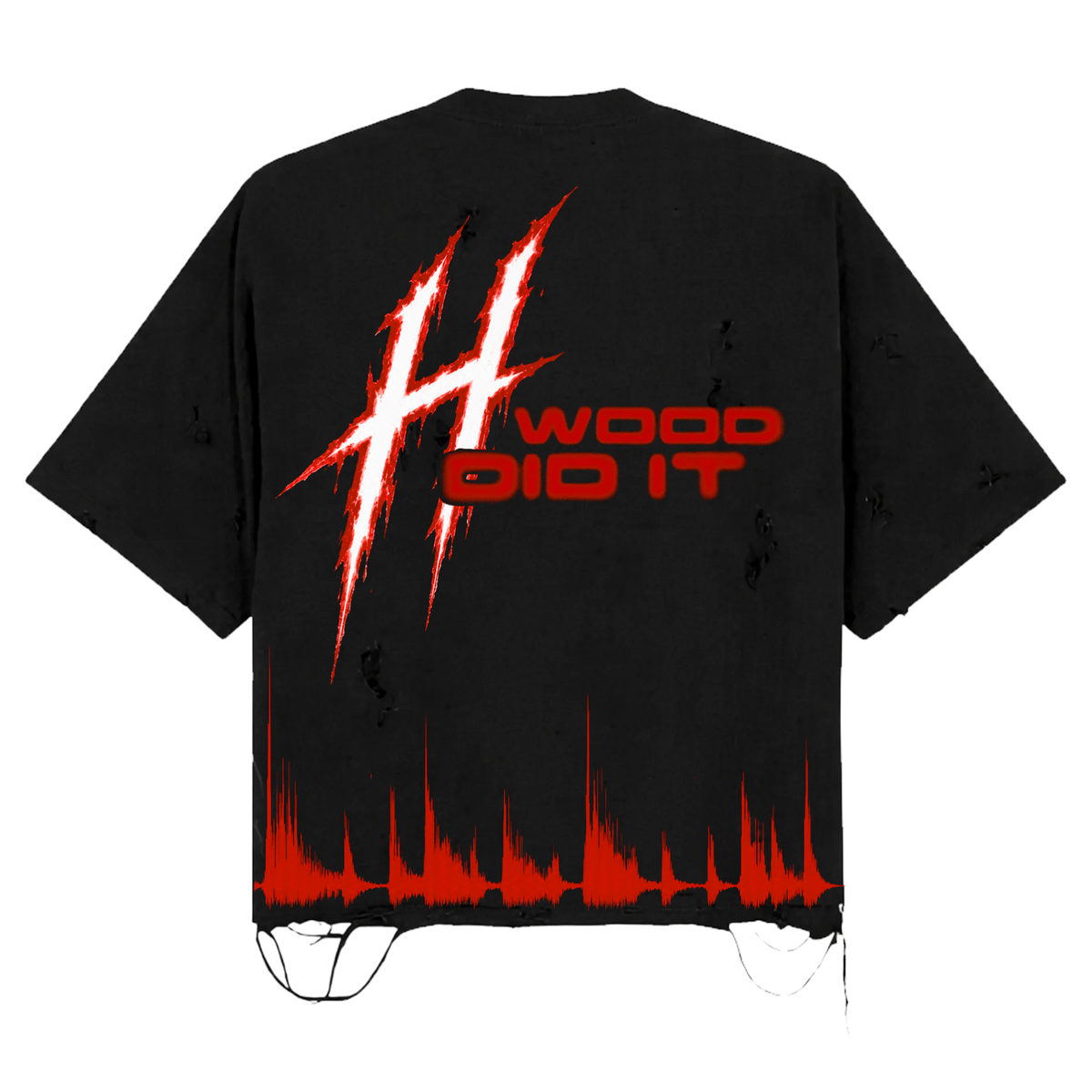 'H-Wood Did It' T-Shirt (Distressed)