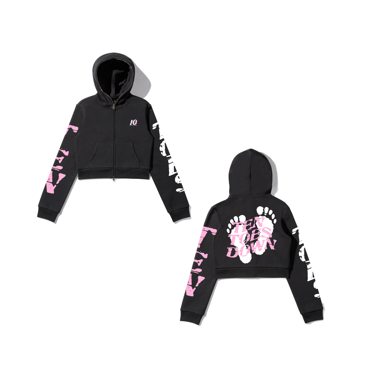 TTD Crop Top Full Zip Body Bag Jacket (Limited Edition)