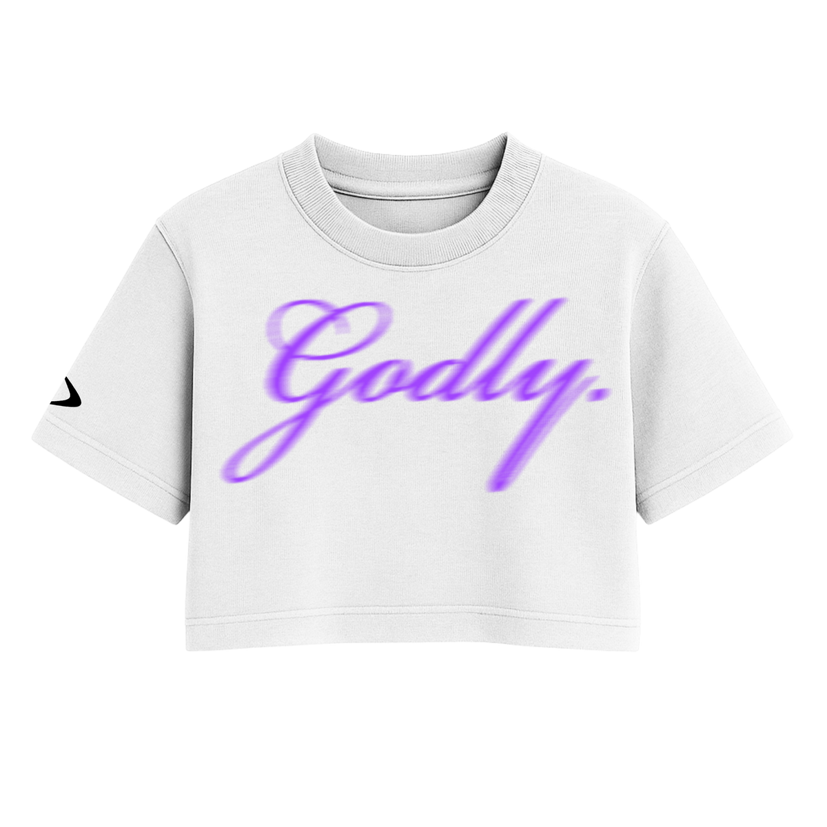 High LVL - Godly One Size Crop Tee