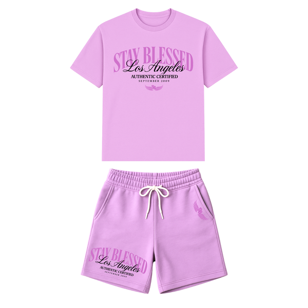 Stay Blessed Certified Authentic Short Set