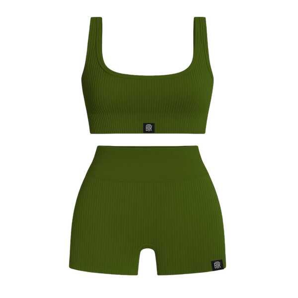BTR Ribbed Athletic Workout Set