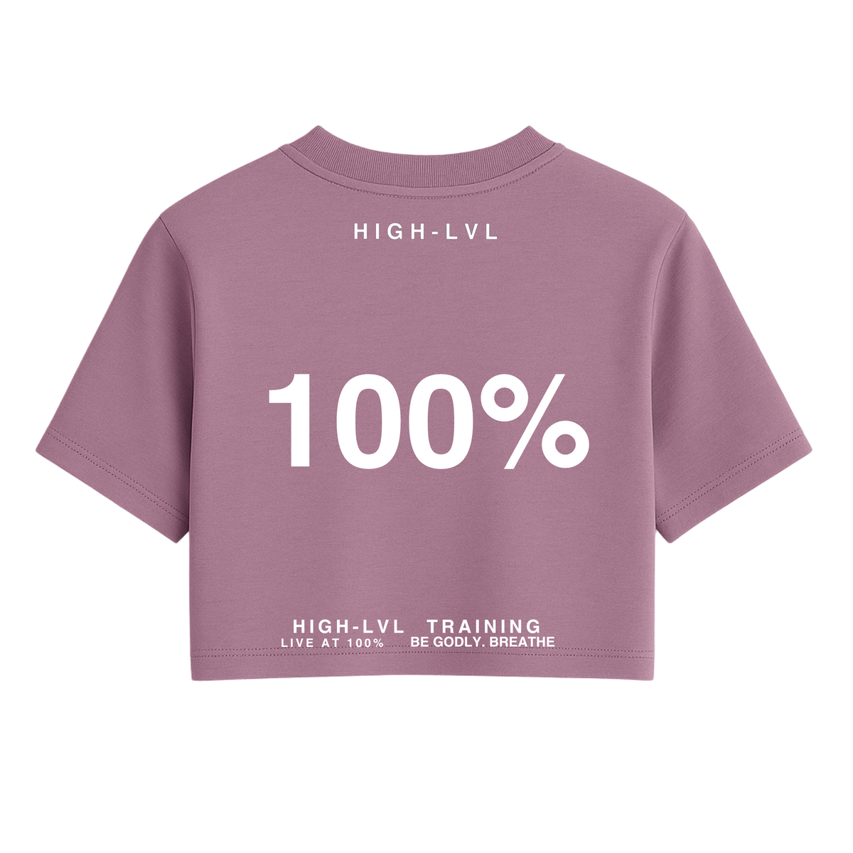 High LVL - 100% One Size Crop Tee
