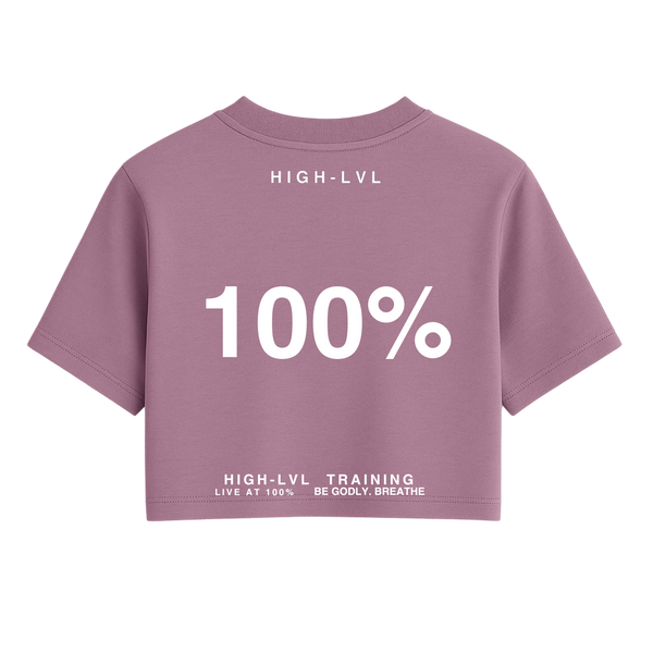 High LVL - 100% One Size Crop Tee