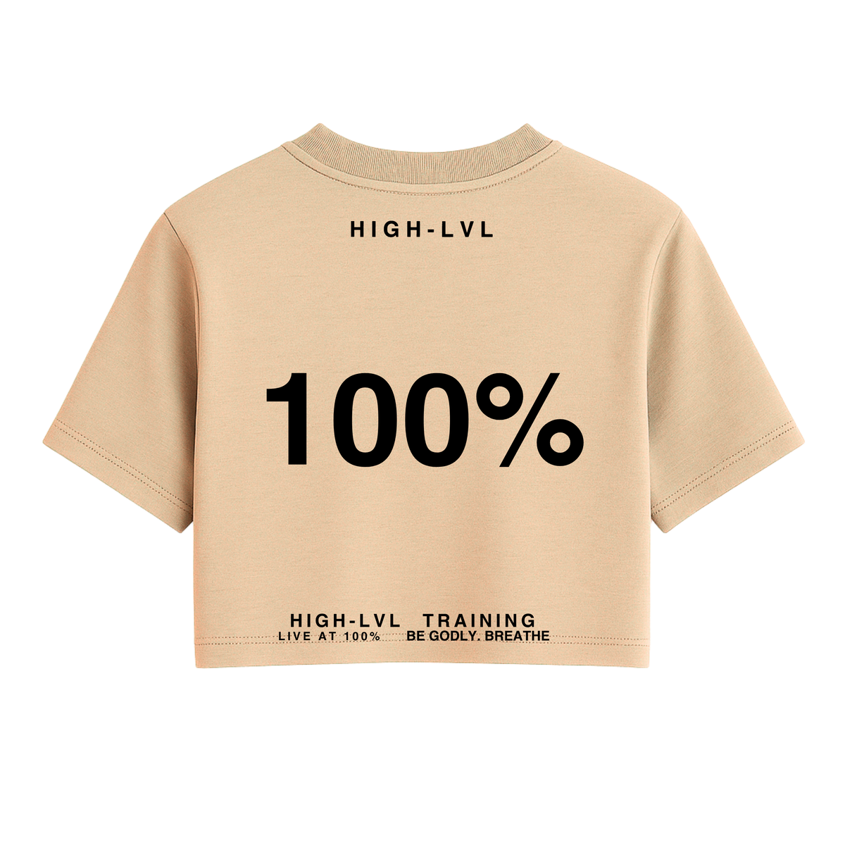 High LVL - 100% One Size Crop Tee