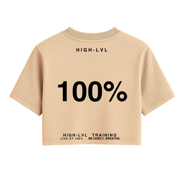 High LVL - 100% One Size Crop Tee