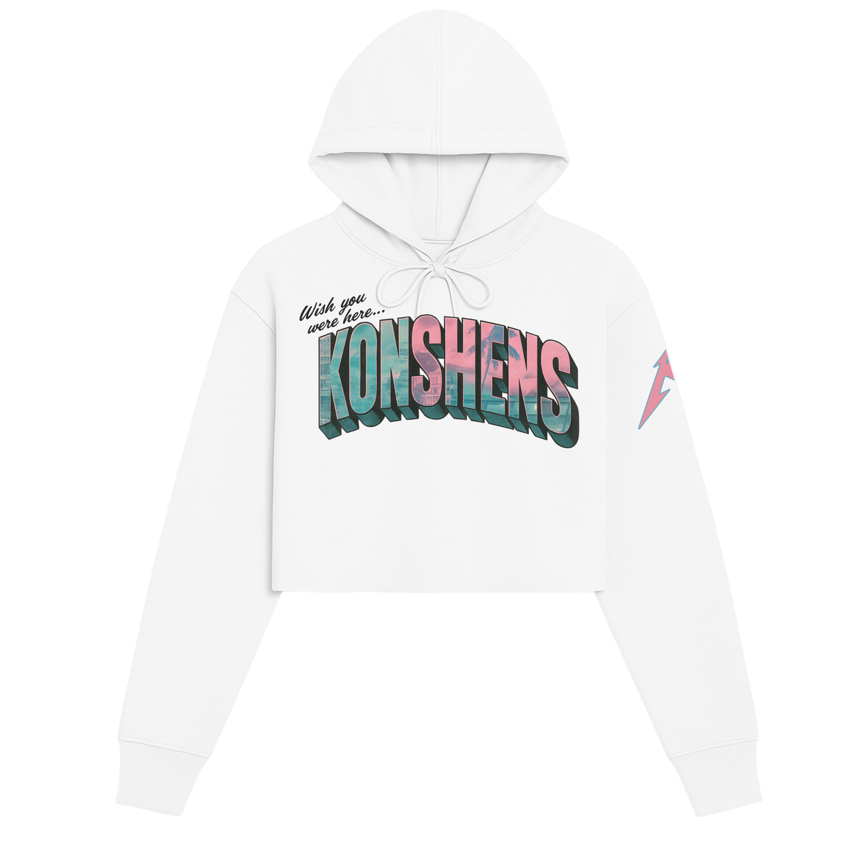 Konshens - Wish You Were Here - Crop Hoodie