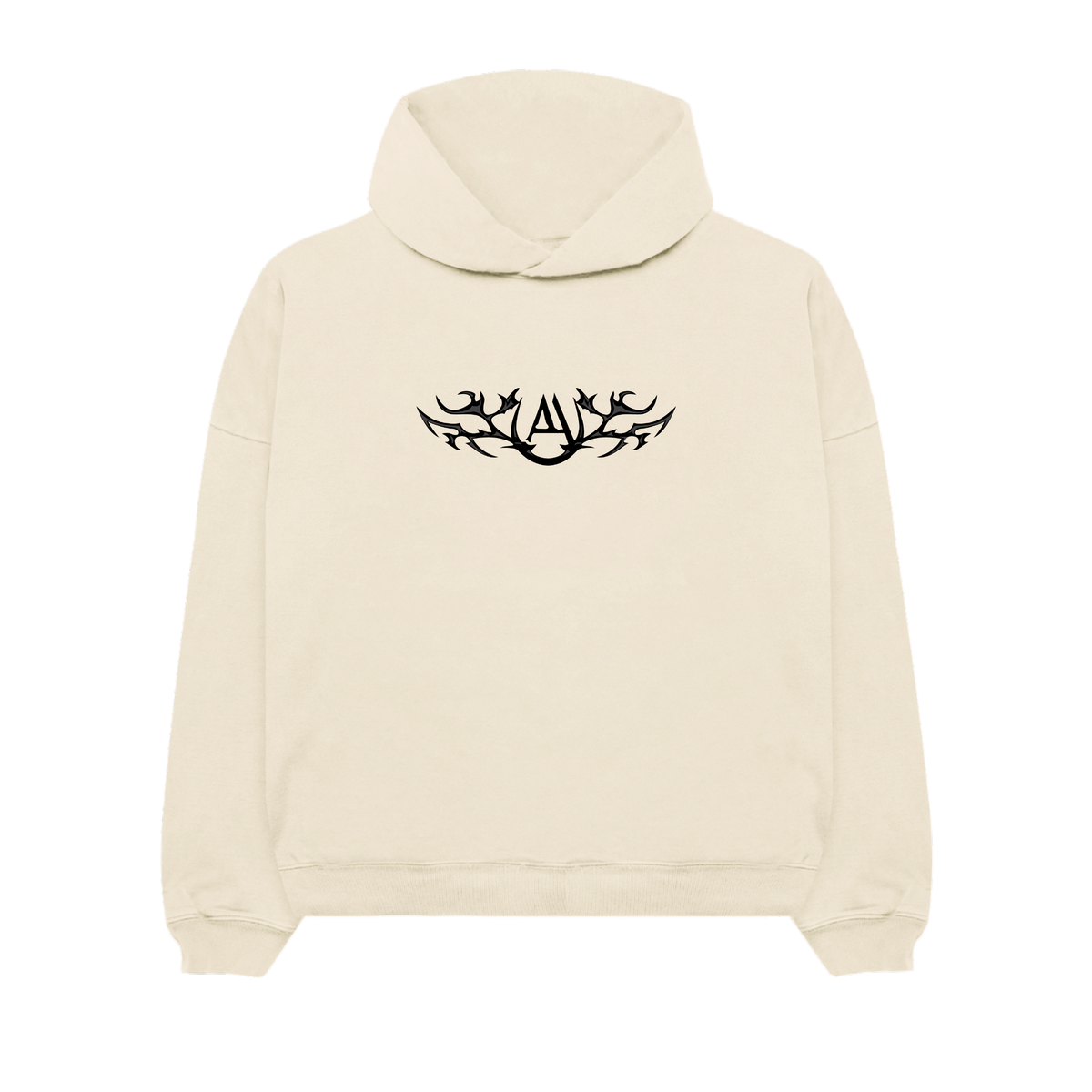 Angels and Demons Heavy Hoodie - Creme