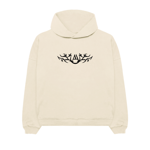 Angels and Demons Heavy Hoodie - Creme
