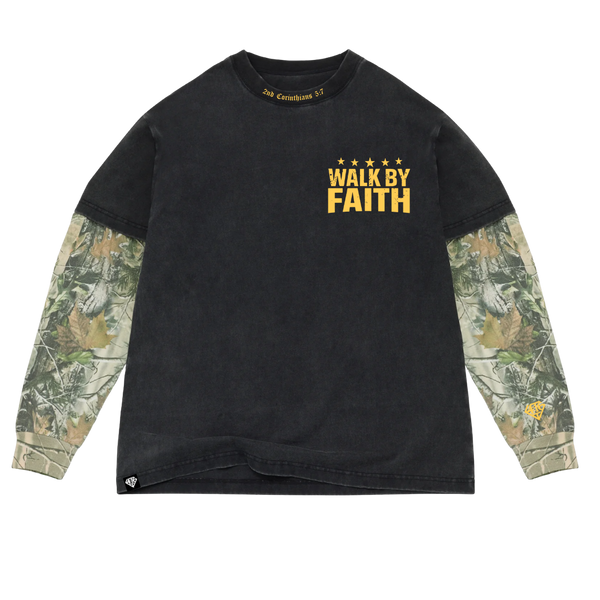 Walk By Faith Camo Longsleeve