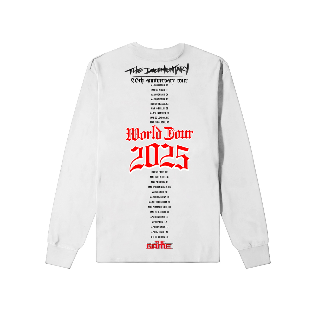 The Documentary World Tour Retro Longsleeve