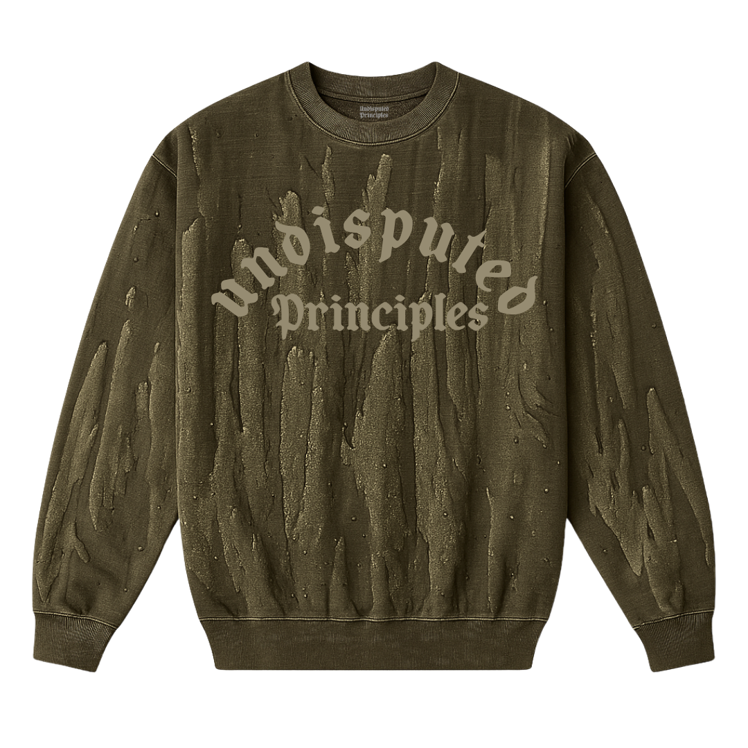Undisputed Principals- Drip Dye Crewneck
