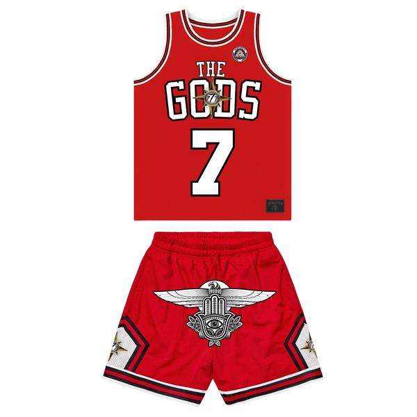 Sacred 7 - THE GODS - Basketball Jersey Set
