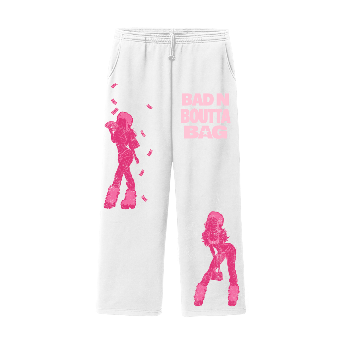 'Bad n Boutta Bag' Silhouette Sweats