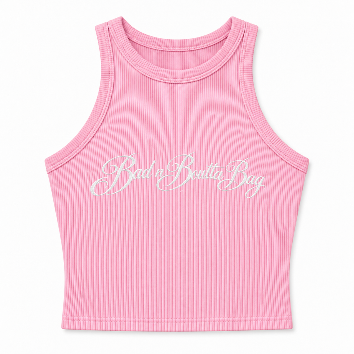 'Bad n Boutta Bag' Script Racer Tank