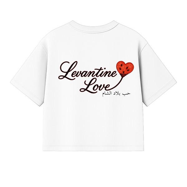 Levantine Love Boxy Crop Tee