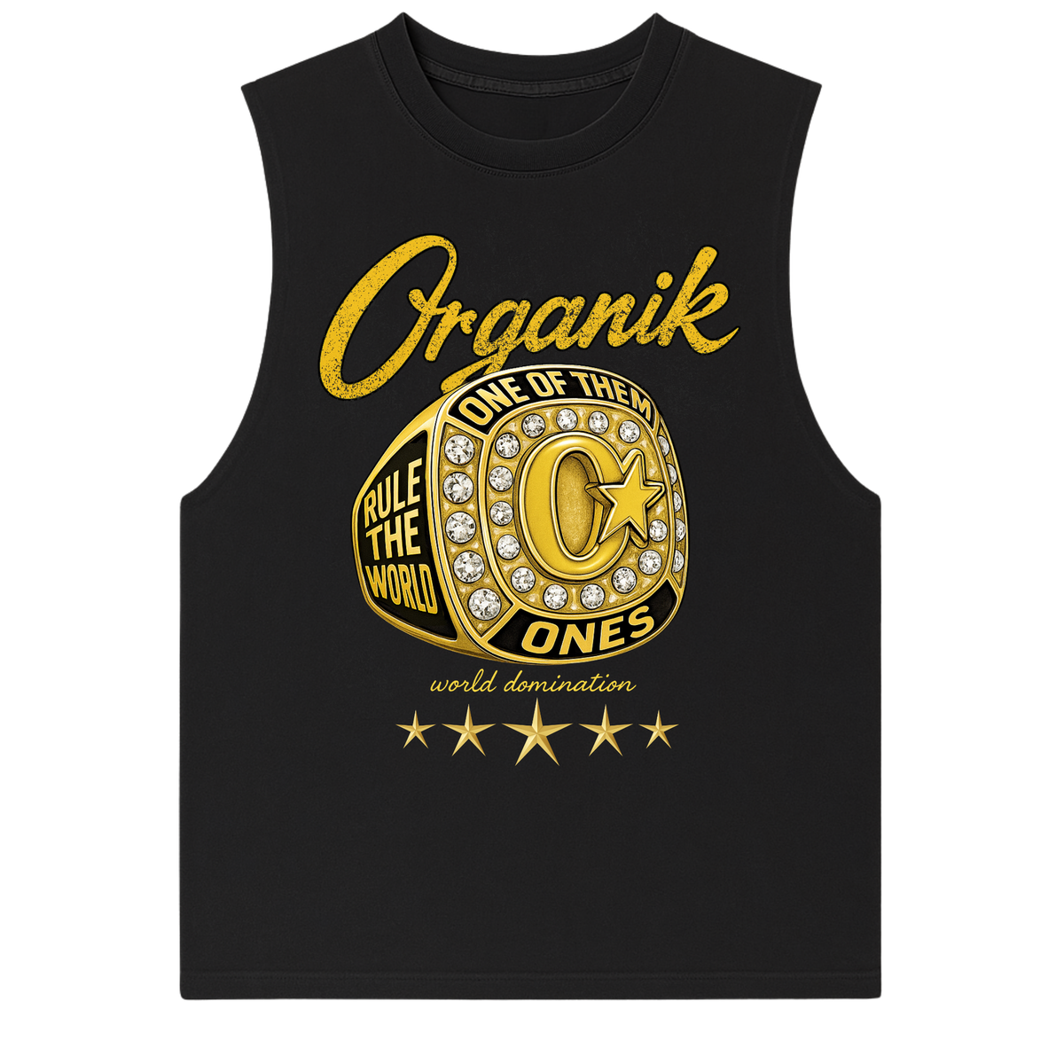Organik Lyfestyle World Domination Sleeveless Tee