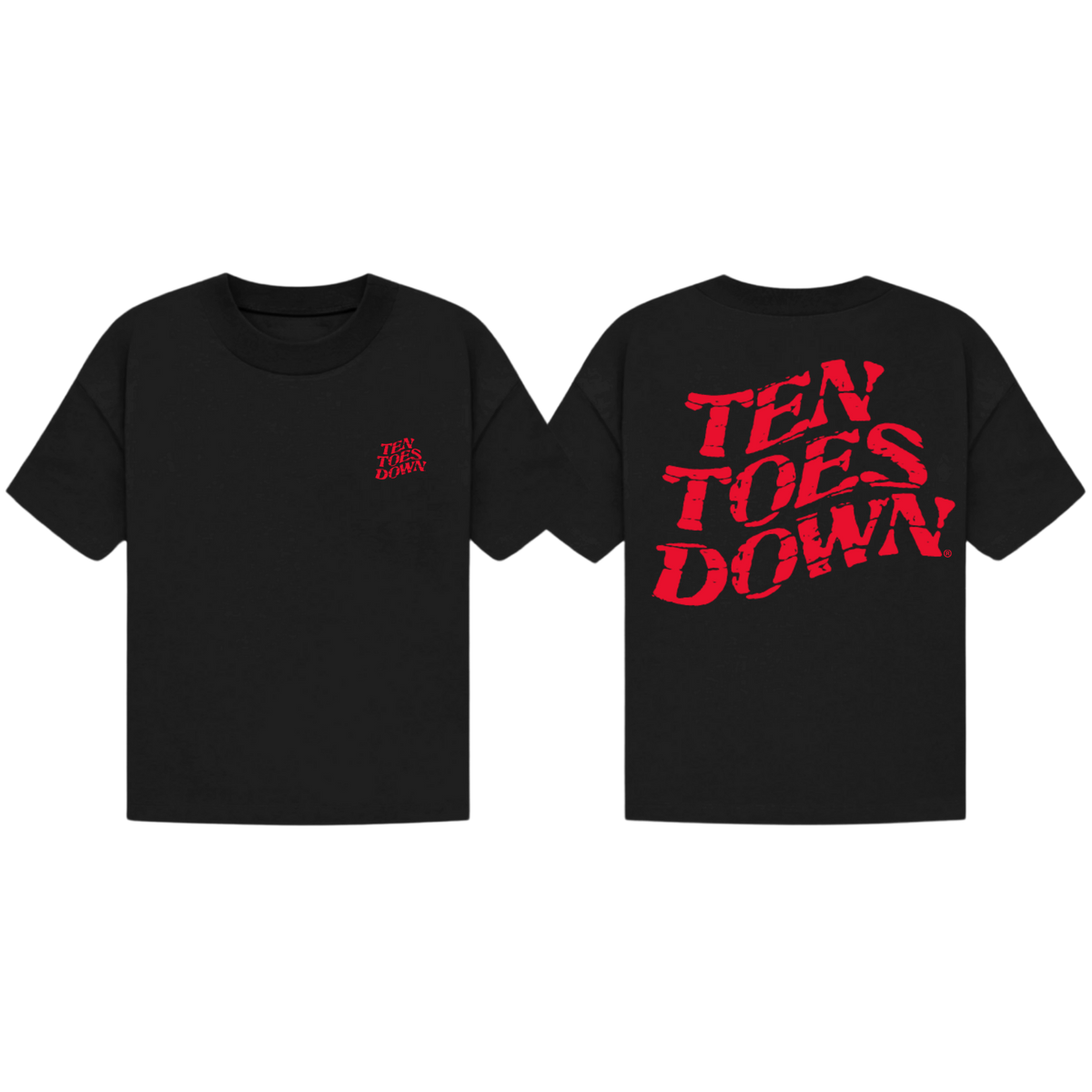 Classic Shirt Red Splatter Logo