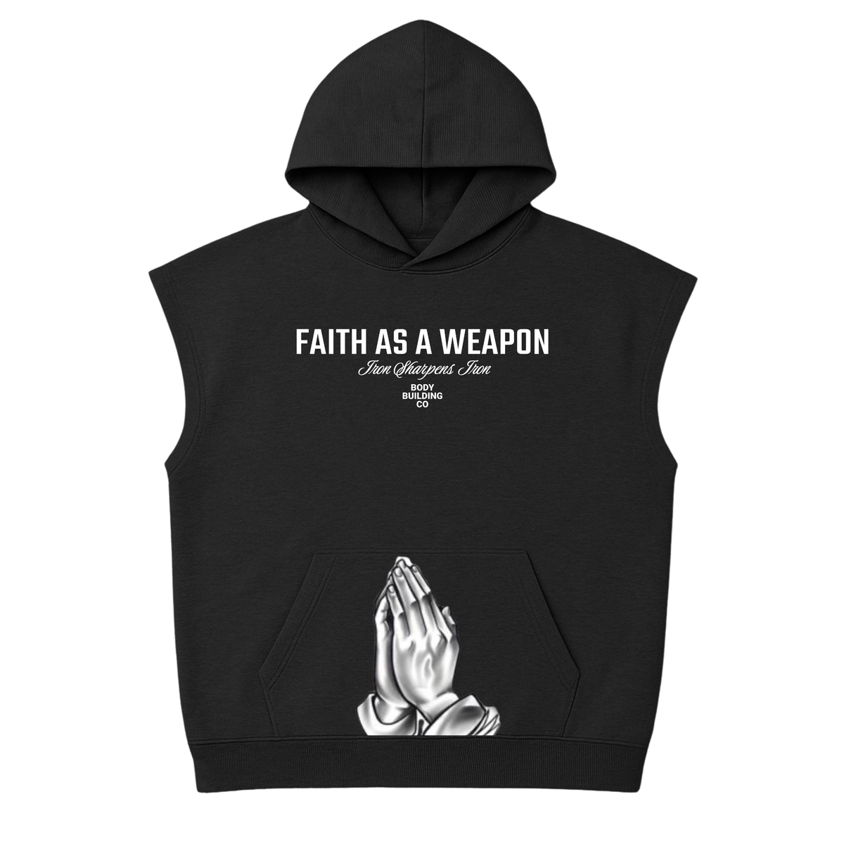 Faith As A Weapon Sleeveless Hoodie