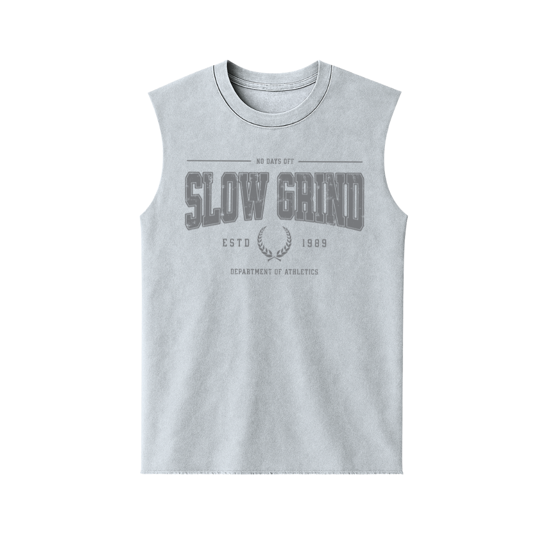 Slow Grind - Department Of Athletics - Mineral Wash Cut Off