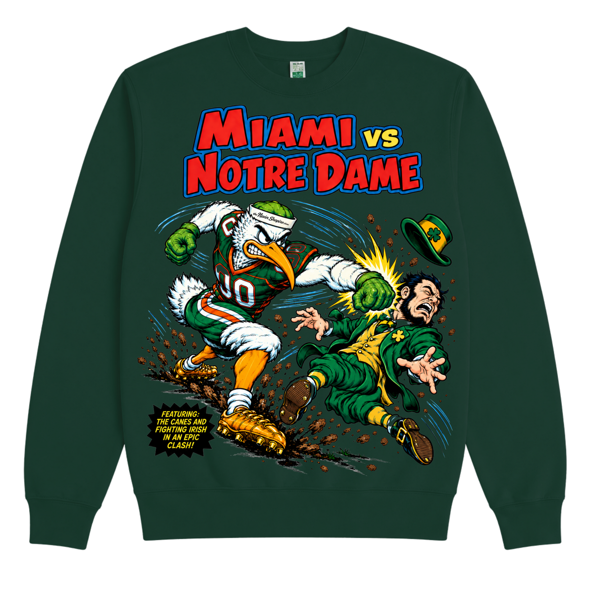 Miami vs Notre Dame Crewneck