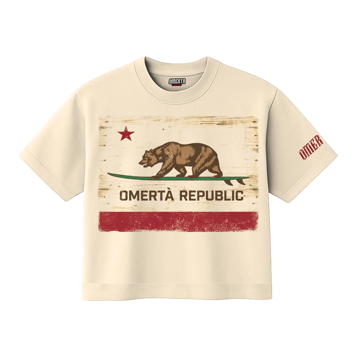 Omerta Republic Heavyweight Garment Dye Tee