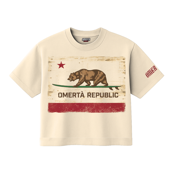 Omerta Republic Heavyweight Garment Dye Tee