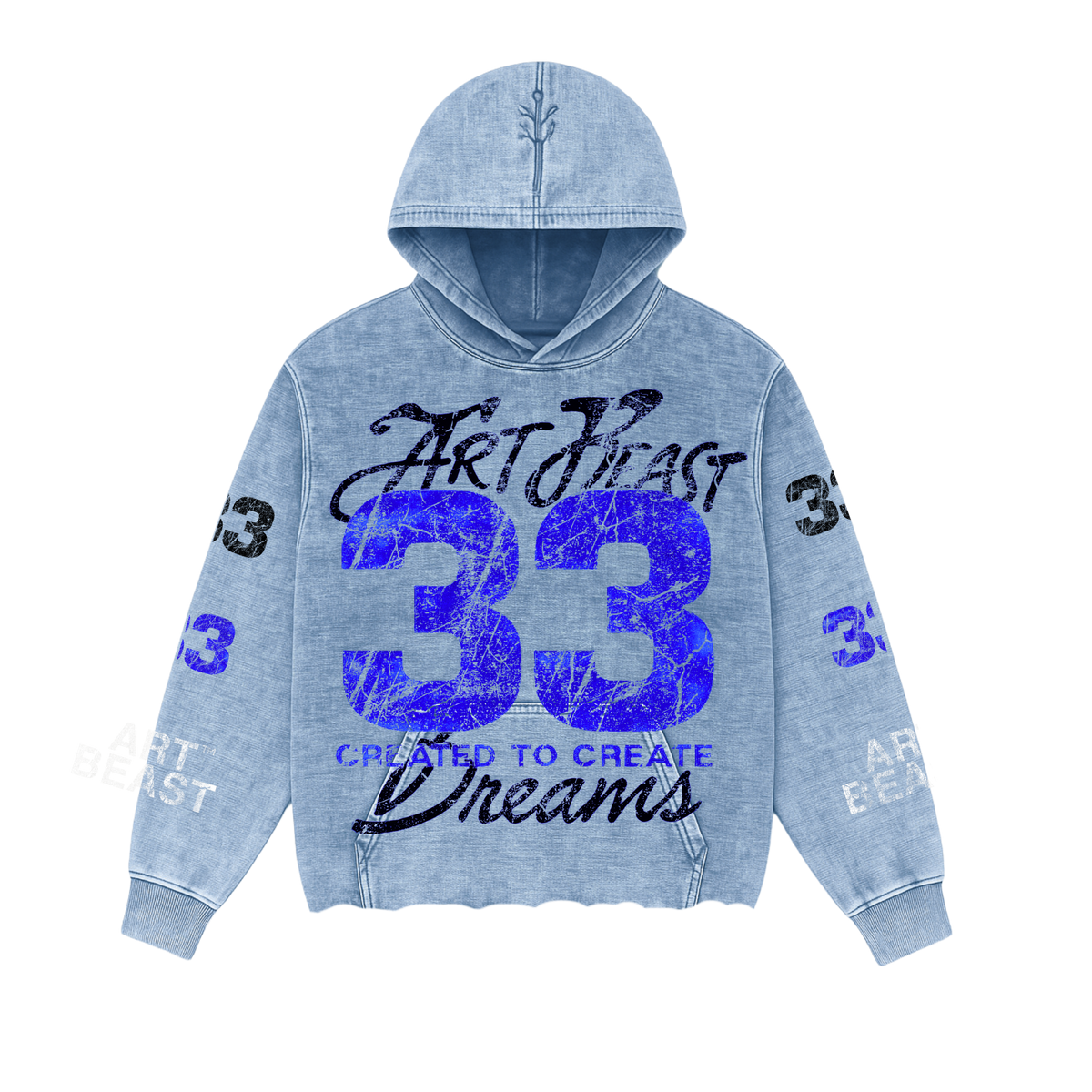 ARTBEAST - 33 - Mineral Wash Hoodie