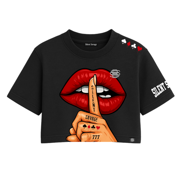 Silent Savage One Size Crop Tee