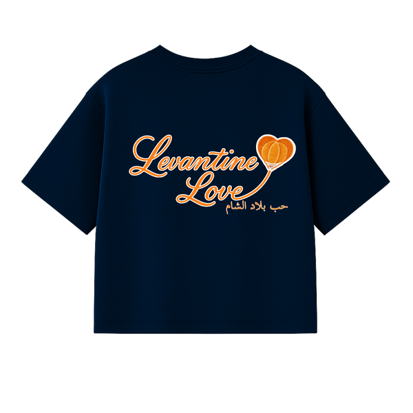 Levantine Love Boxy Crop Tee