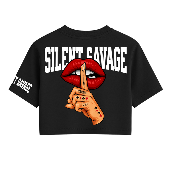 Silent Savage One Size Crop Tee