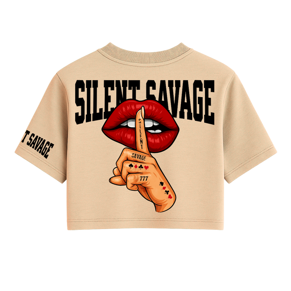 Silent Savage One Size Crop Tee