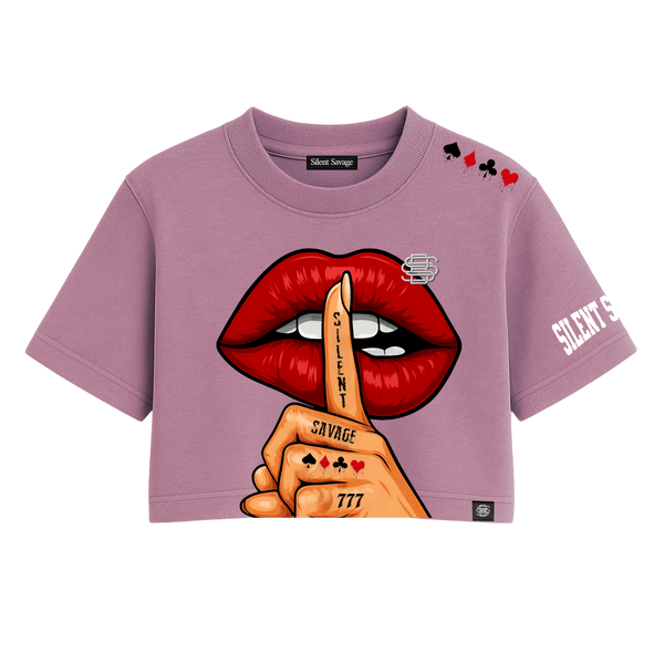 Silent Savage One Size Crop Tee