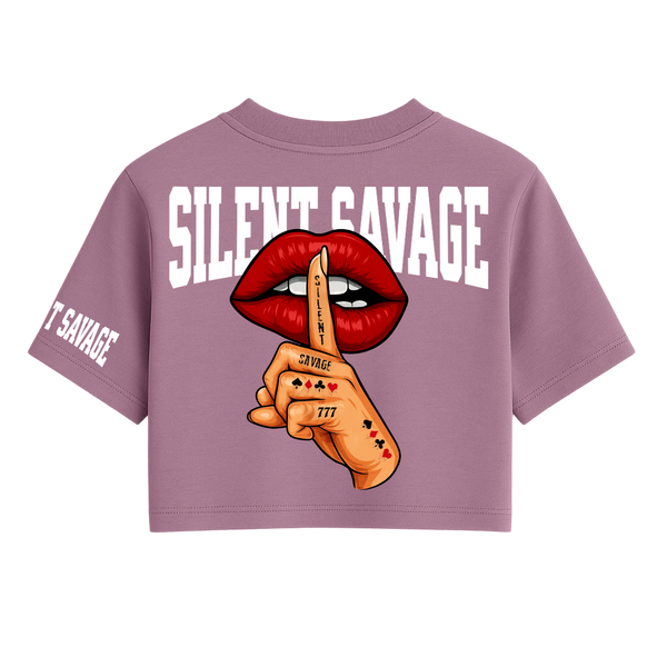 Silent Savage One Size Crop Tee