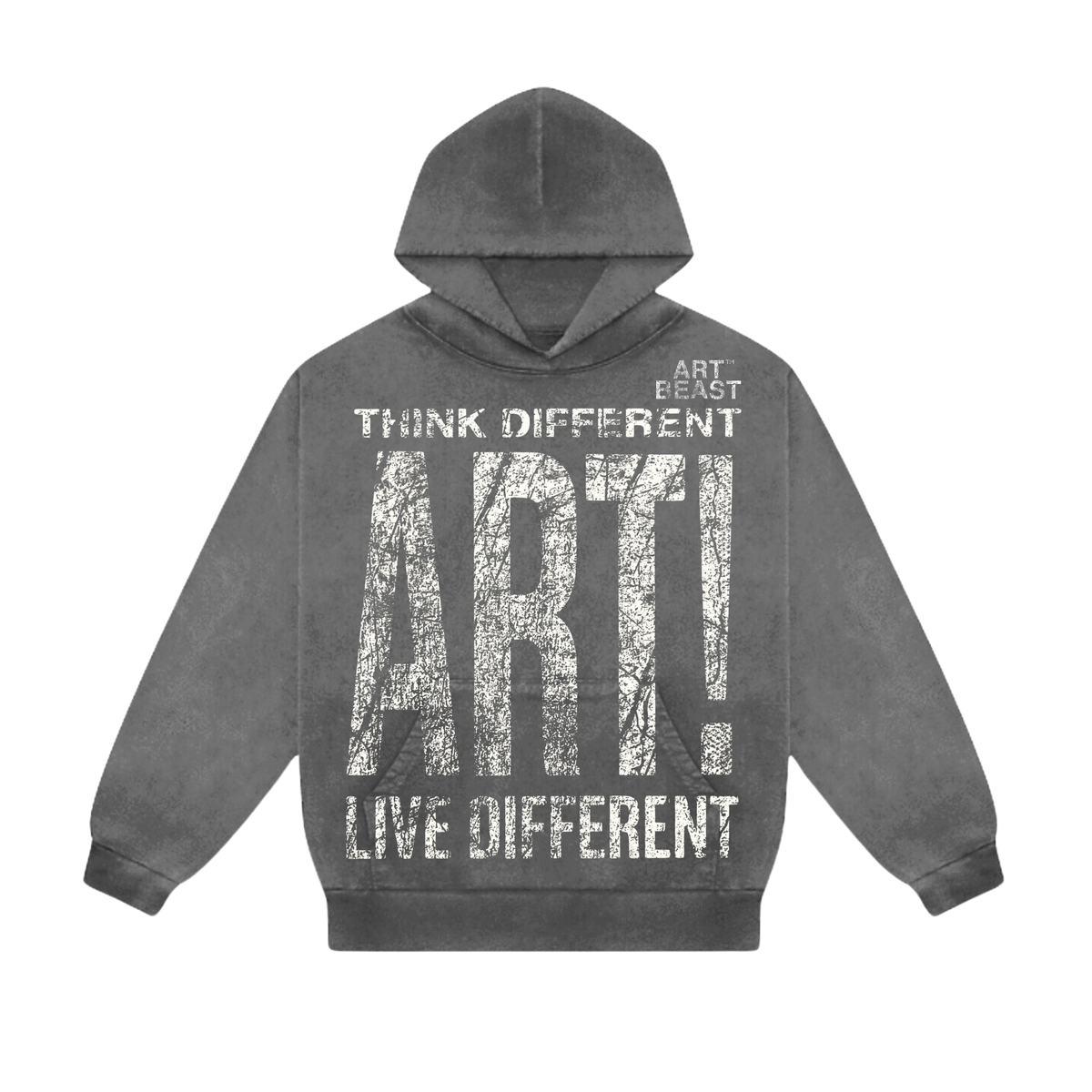ARTBEAST - ART! - Garment Dyed Hoodie