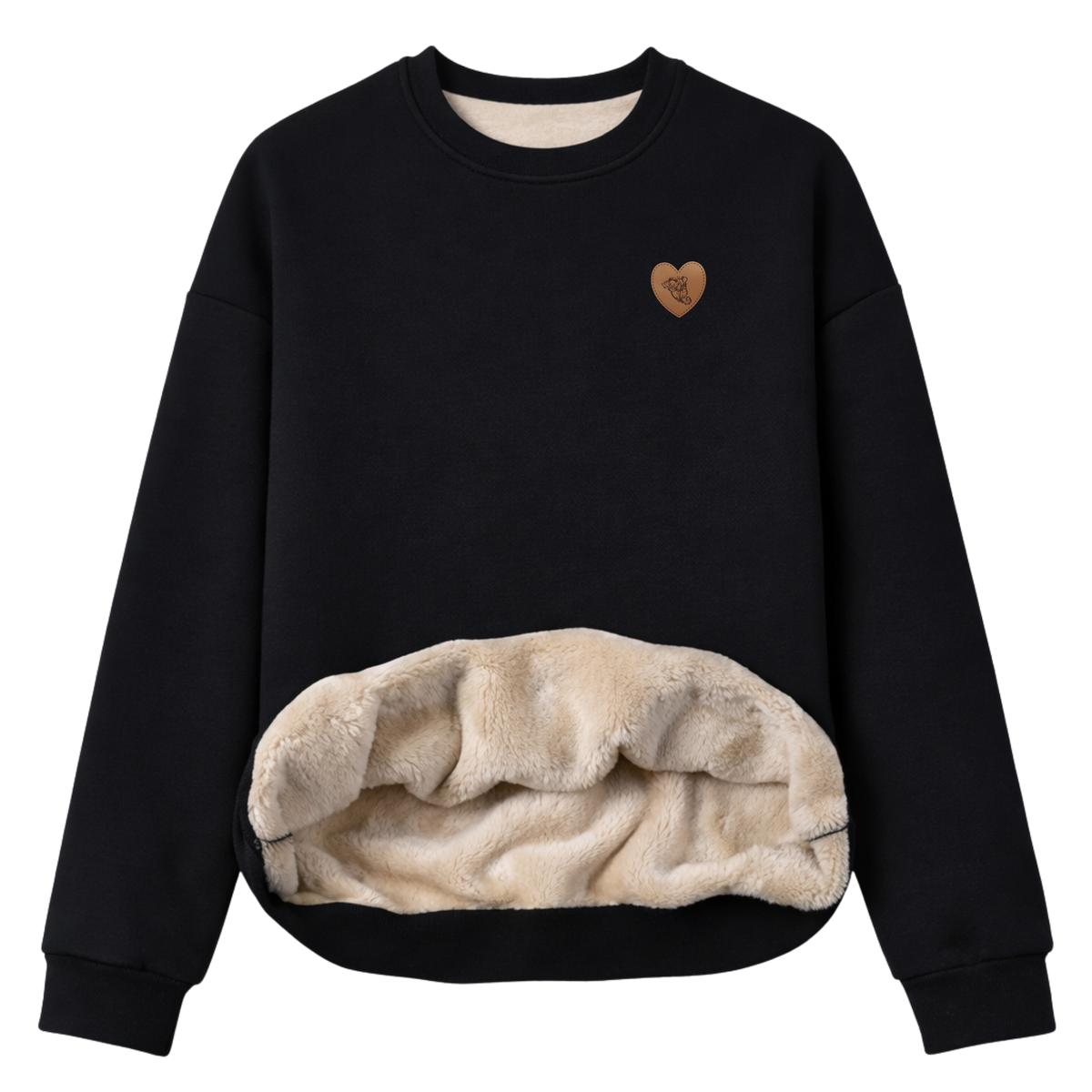 Sherpa Interior Crewneck Sweater