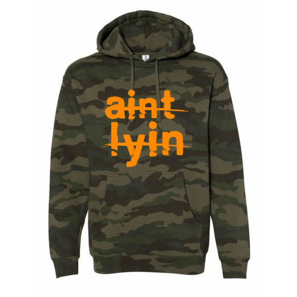 Aint Tryna Link Camo Hoodie
