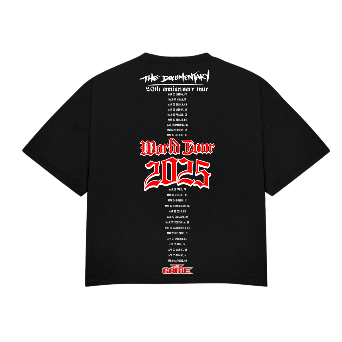 The Documentary World Tour Heavy Tee
