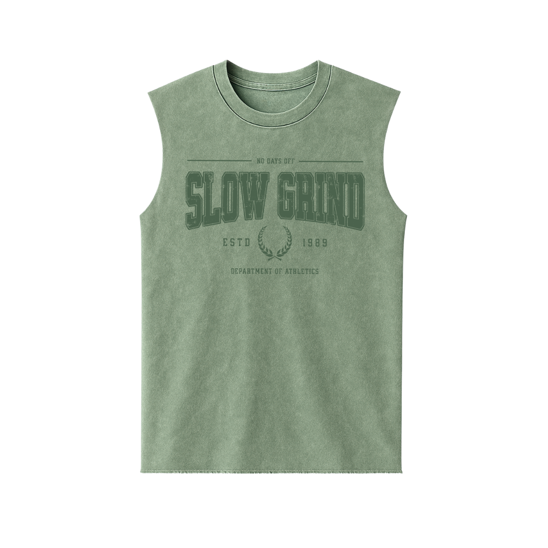 Slow Grind - Department Of Athletics - Mineral Wash Cut Off