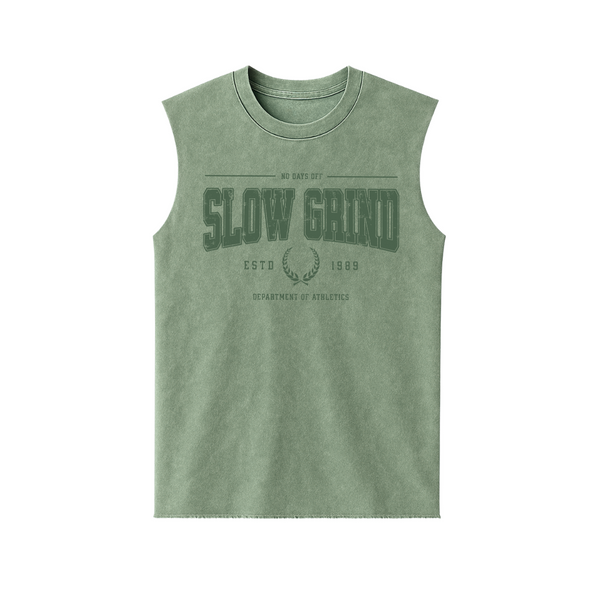 Slow Grind - Department Of Athletics - Mineral Wash Cut Off