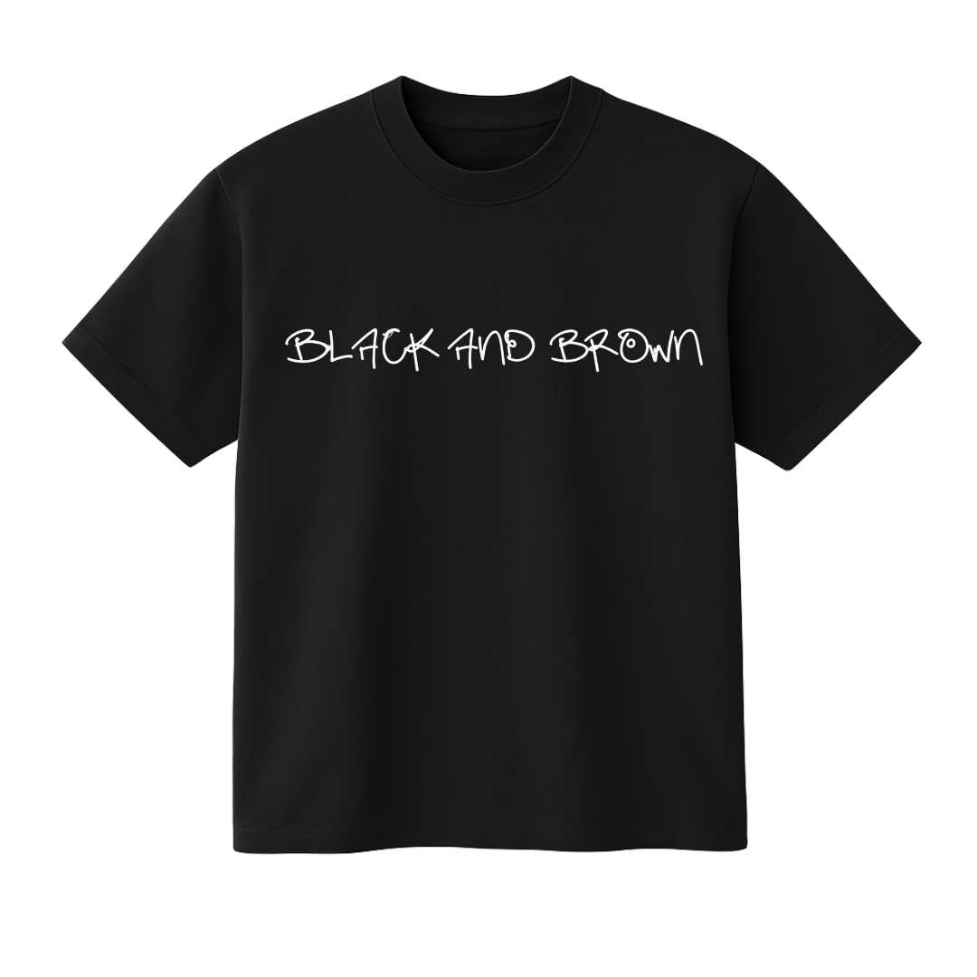 Black & Brown Type Tee