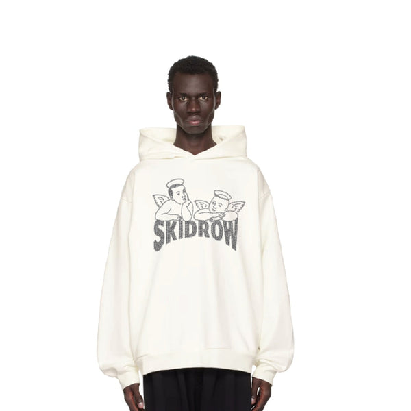 White Baby Angel Crystal Hoodie