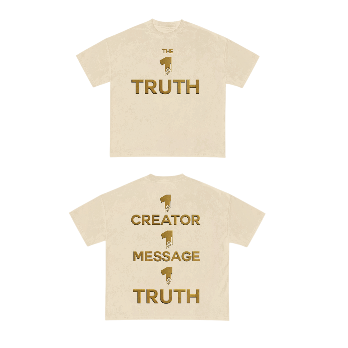 The One Truth - 1 Creator, 1 Message, 1 Truth T-Shirt Off-White