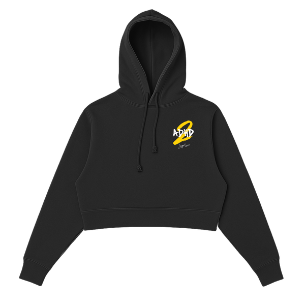 Women's ADHD2 Logo Crop Hoodie