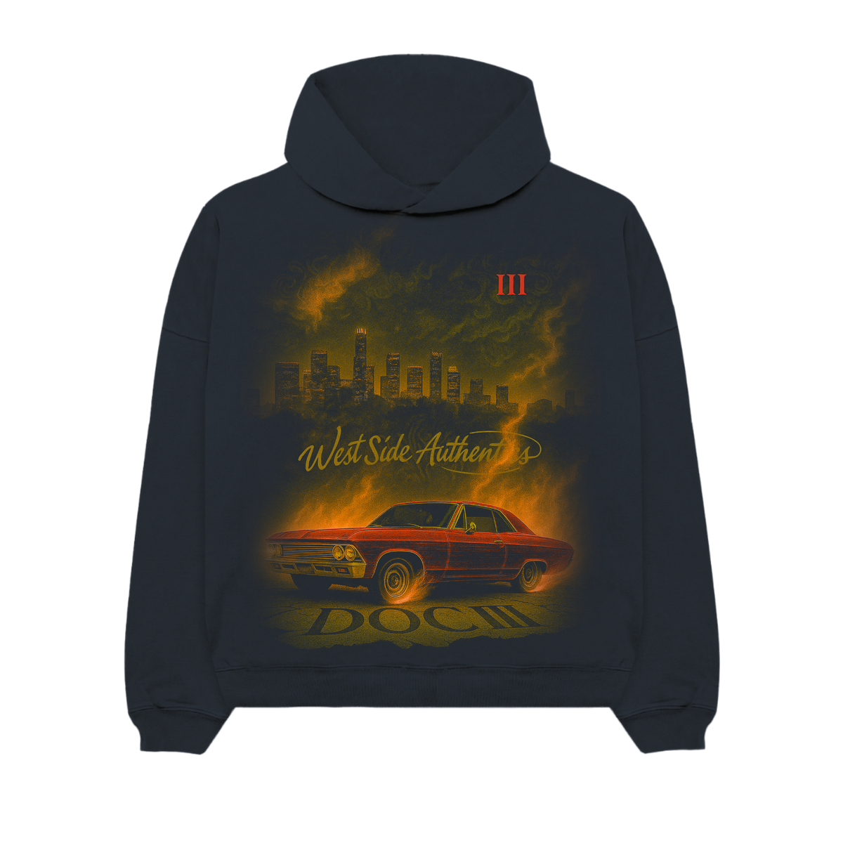 West Side Authentics - City On Fire - Ultra Luxury Hoodie