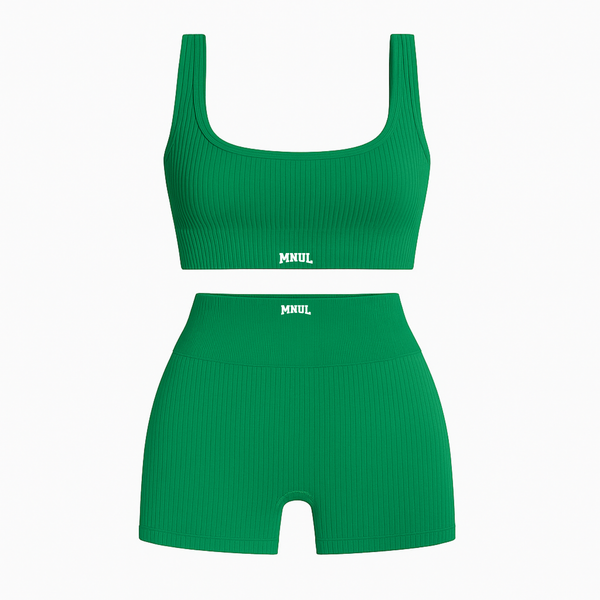 MNUL Ribbed Athletic Workout Set