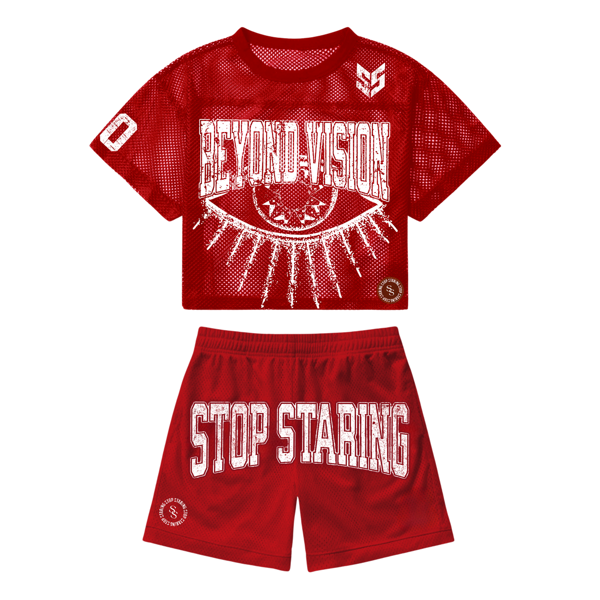 Stop Staring - Mesh Oversized Set
