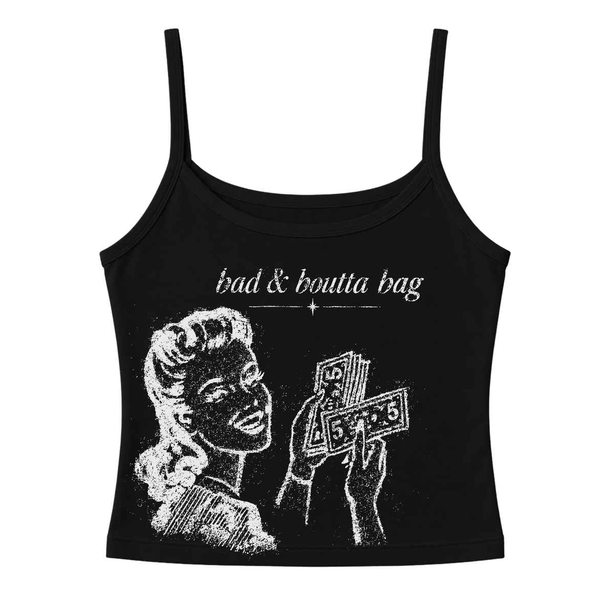 'Bad n Boutta Bag'  Pin-Up Cami