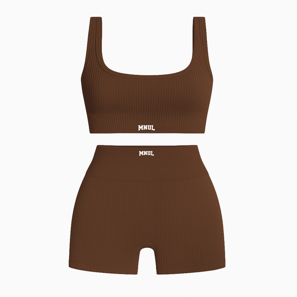 MNUL Ribbed Athletic Workout Set