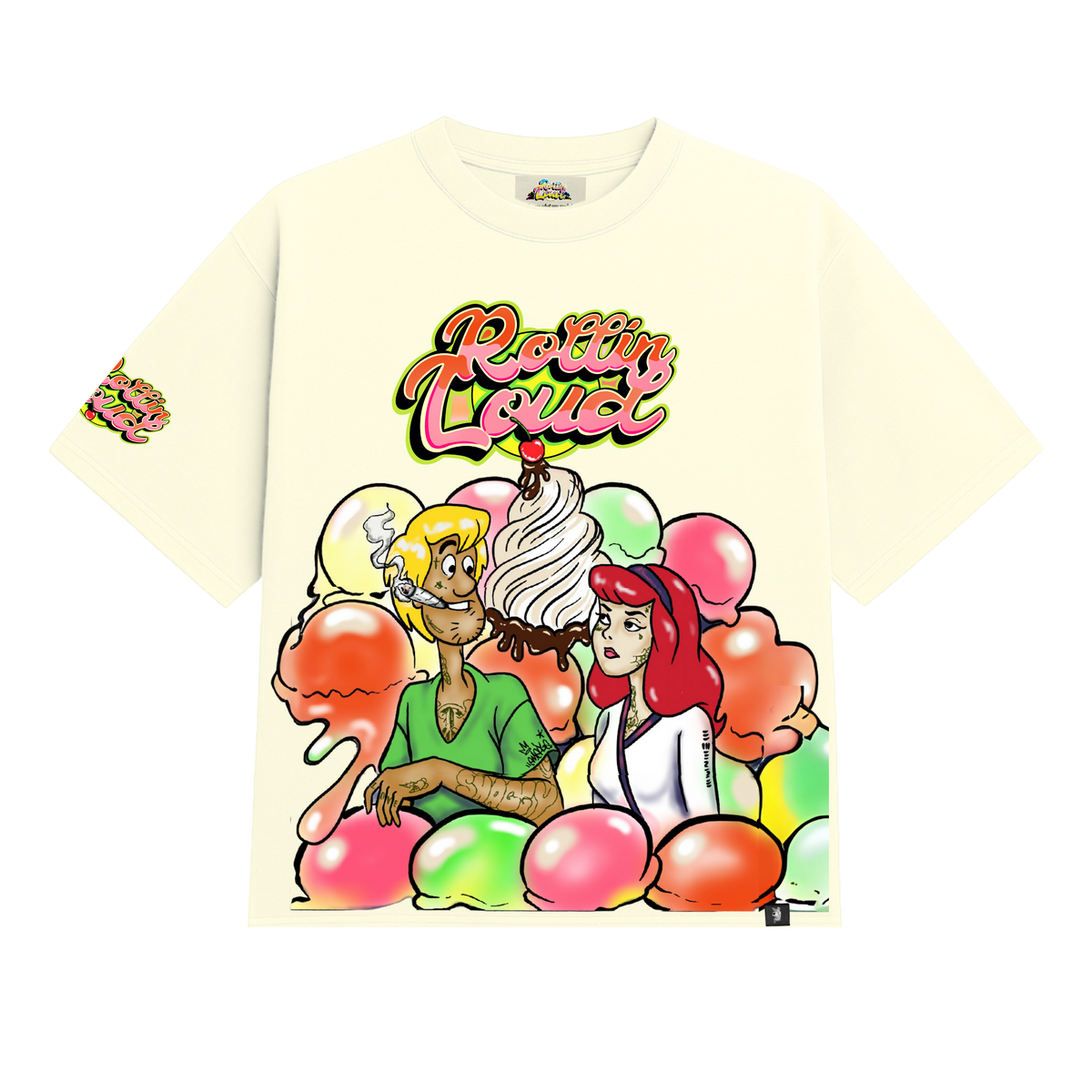 Rollin Loud Cherry Swirl Heavy Tee