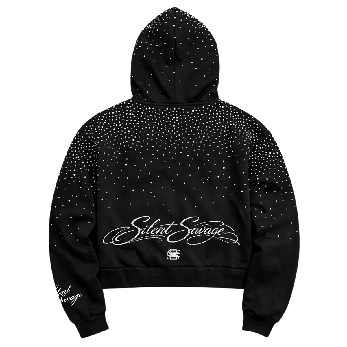 Made In Silence Rhinestone Hoodie